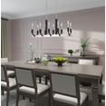thumbnail image 2 of Livex Lighting - Beckett - 10 Light Linear Chandelier in Industrial Style - 12, 2 of 11