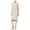 Grey - rosebeige, variant on bar III Womens Hi-Lo Shift Dress, Grey, X-Small