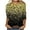 Sequin top-Yellow, variant on Homenesgenics Sequin Tops for Women Spring Plus Size Womens Clothes 3/4 Sleeves Casual Shirts Pullover Loose Tunic Tops Print Blouse(Black,XL)