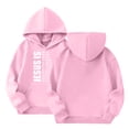 thumbnail image 2 of Gubotare Hoodie for Kids Girls Hoodies for Teen Girls Trendy Pullover Sweatshirts Cute Long Sleeve Sweatshirt Size 11-12 (Pink,11-12 Years), 2 of 6