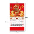 thumbnail image 5 of 2025 Chinese Wall Calendar Year of The Snake Feng Shui Zodiac Hanging Calendar Lunar New Year Monthly Hanging Calendar for Home Office Decor, 5 of 8