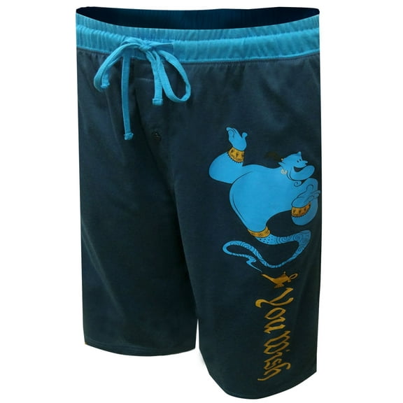 Disney Mens Disney's Aladdin Genie Lounge Shorts (Small)
