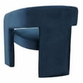 thumbnail image 6 of SAFAVIEH Couture Roseanna Modern Velvet Solid Accent Chair, Dark Grey, 6 of 7