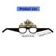 thumbnail image 3 of Set Of 30 Foldable Glasses Festival 2025 New Year Celebration Paper Eyeglasses for Party Decorations Photography Props, 3 of 5