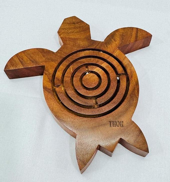 Tic Tac Toe Game Set for Adult & Family, 3D Board Games Classic Wooden Board Game Home Decor for Living Room Table Decor, Coffee Top Table Game, Strategy Box Game