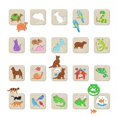 thumbnail image 4 of Plantillas de madera Nakleo 20 piezas Mascotas 9,5 x 9,5 cm, 4 of 5