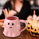 thumbnail image 3 of Tazas de Halloween YOTQUSKI, taza de fantasma, taza de cerámica con tapa, taza de café, 14 oz, divertida taza de cerámica con fantasma para niña, para Halloween, regalo de cumpleaños creativo, 3 of 5