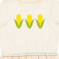 thumbnail image 4 of Inktastic Corn Lover Girls Toddler Dress, 4 of 5