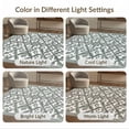 thumbnail image 7 of ODIKA 6'x9' Washable Area Rug Non-Slip, Easy Care, Grey Layout Cottagecore Leafy Blossoms Symmetrical Pink Vintage for Family Room, Living Room, Master Bedroom, 7 of 7