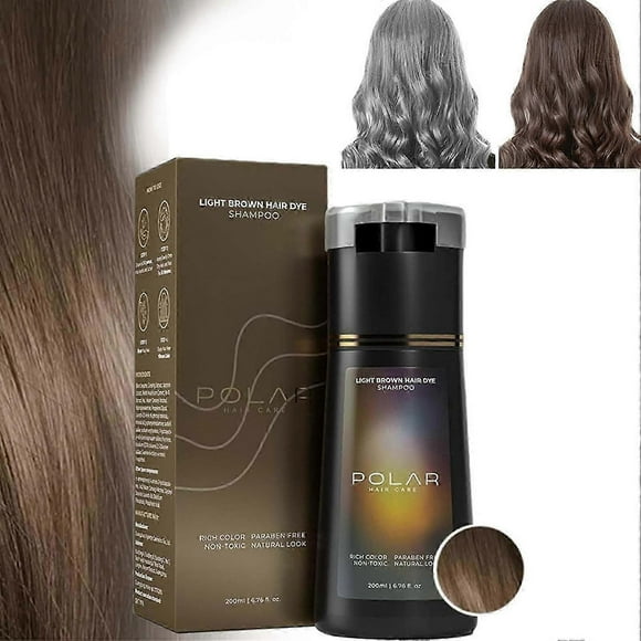 Hair dye shampoo polar long lasting for women and men moisturising