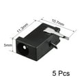 thumbnail image 2 of Unique Bargains DC-002 3.5mmx1.3mm DC Power Jack Plug 3 Pin Female Socket Connector 5pcs, 2 of 4