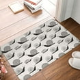 thumbnail image 2 of Non Slip Door Mat, Black White Snail Print Fast Drying Bath Tub Mats, Absorbent Bathroom Rugs Entrance Welcome Mat, Bath MatS for Tub, Floor, Home, Kitchen, Hotel,16x24in, 2 of 6