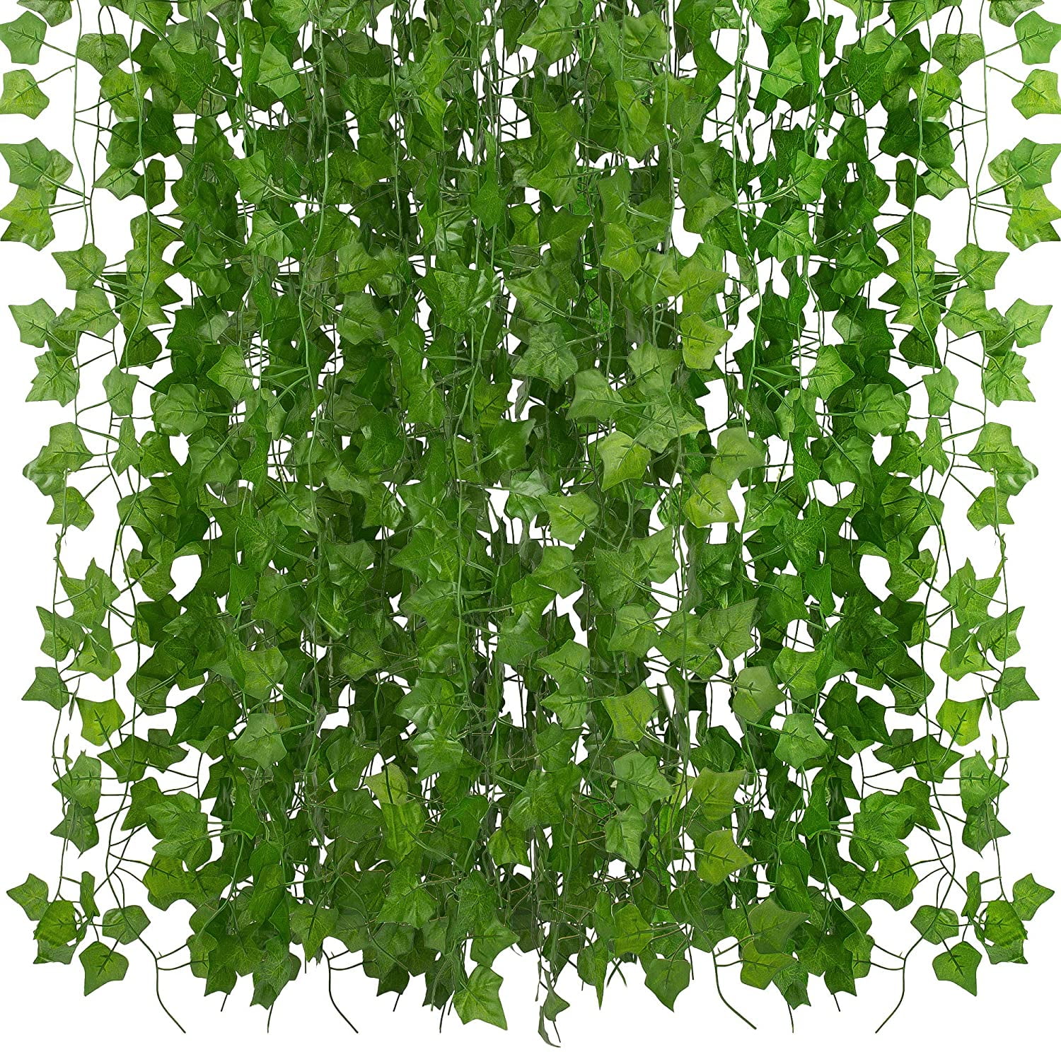 Simple Craft 12 Strands 84ft Realistic Fake Green Vines Nature Decor