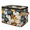 Multicolor 3, variant on CURLYOOT Maple Leaves Storage Bins with Zipper Lid Fabric Storage Baskets Boxes Autumn Washable Foldable Clothes Organizer Container with Leather Handles for Shelves Closet
