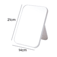 thumbnail image 2 of Desktop Makeup Mirror,Foldable Makeup Mirror Simple Portable Makeup Mirror Princess Mirror Square Mirror Makeup Mirror for Women, 2 of 5