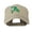 Khaki, variant on USA State Flower Minnesota Embroidery Cap - Red OSFM