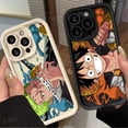 thumbnail image 2 of Funda de teléfono de Anime O-One Piece para iPhone 14, 15 Pro Max, 13, 12, 11, X, XS, XR, 7, 8 Plus, SE 2020, cubierta protectora de silicona a prueba de golpes, 2 of 5