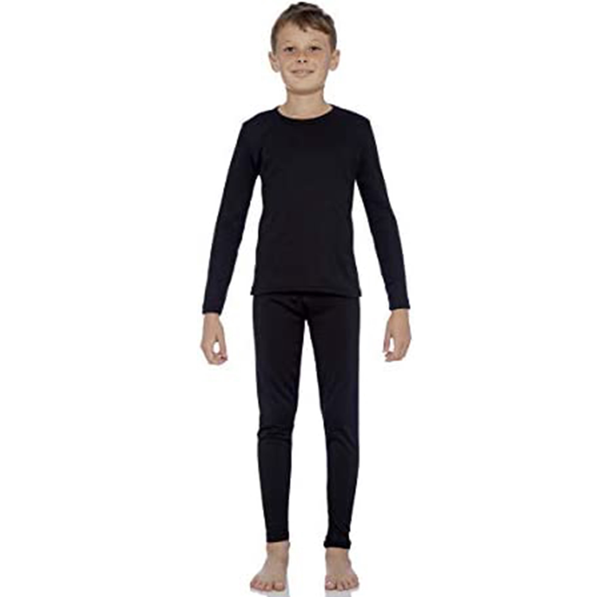 Rocky Kids Thermal Underwear Top & Bottom Set Long Johns for Boys
