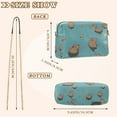 thumbnail image 4 of FORMRS Women Crossbody Purse with Chain Strap Vegan Leather Shoulder Handbag, Cartoon Capybaras, 4 of 7