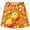Orange, variant on Boys Girls Ice Print Casual Shorts With Pockets Toddler Boy Clothes 5t