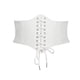 thumbnail image 2 of Cierre de cintura Minnieouse para mujer de cuero blanco 83cm, 2 of 6