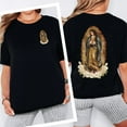 thumbnail image 3 of Unisex 2 Sided Our Lady of Guadalupe Virgin Mary T-Shirt, Guadalupe Tee Shirt Unisex Classic Cotton Fabric Gift, 3 of 6