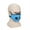 Blue, variant on FACEGA Smoke Masks,Breathable and Comfortable Design Mascarillas Para El Polvo,Five-Layer Dust Mask,Black