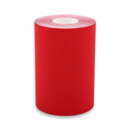 1 Roll Cotton Muscle Pain Elastic Tape Waterproof Adhesive Sport Bandage(Red) Rawiri