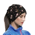 thumbnail image 6 of Neck Gaiter Face Cover Scarf, Pink flowers A Soft Face Sun Mask Cover Scarf Headband Cooling Sweat Absorbing Bandanas Hiking Cycling Running, 6 of 7