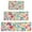 Pioneer Flower Floral-2, variant on Pioneer Flower Floral Print Pattern Kitchen Rugs Sets Of 3,Kitchen Runner Rugs Non Skid Washable,Decorative Kitchen Floor Mats for Kitchen,Sink,Laundry,17"x30" 17"x47" 17"x59"