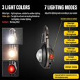 thumbnail image 3 of Mini llavero multifunción LED con destornillador, luz de camping superbrillante, luz de emergencia portátil, 7 modos de iluminación, 3 of 5