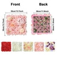thumbnail image 3 of 6 Pieces Artificial Flowers Wall Background 3D Flower Wall Panels Wedding Decor, 3 of 8