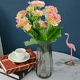 thumbnail image 2 of Bdday Tea Party Decorations High-End Artificial Flowers Carnation Artificial Flowers 5 forks and 10 Carnations Home Decoration Plastic Flowers Classroom Decorations, 2 of 6