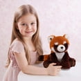 thumbnail image 6 of Adorable Red Panda Stuffed Animal Toy Soft Cute Huggable Doll For Kids Bedroom, 6 of 7