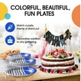 thumbnail image 3 of Amscan Zebra Paper Plates Disposable Heavy Duty 7 Inch Black and White Animal Print Plates for Party 96 Pcs 350 GSM Paper Plates, Birthday Supplies, 3 of 6