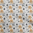 thumbnail image 1 of oneOone Cotton Poplin Brown Fabric Kids Animal Sewing Craft Projects Fabric Prints By Yard 42 Inch Wide, 1 of 4