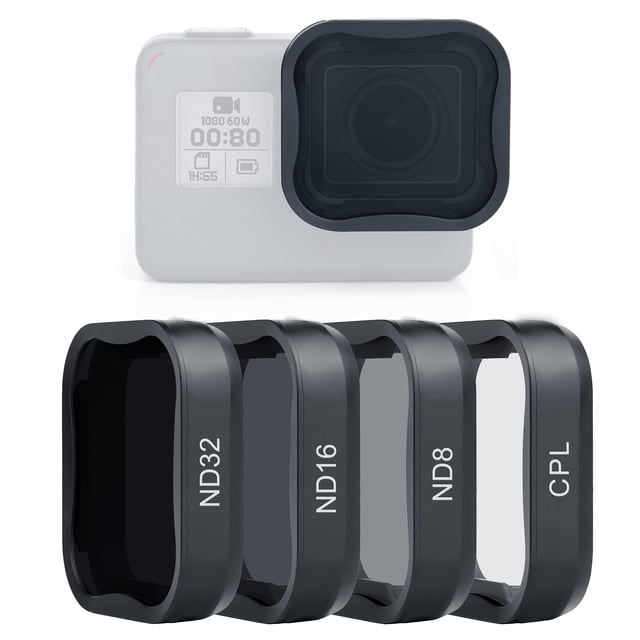 Kit de filtros de lentes SOONSUN para GoPro Hero 5 6 7 Black (paquete de 4)