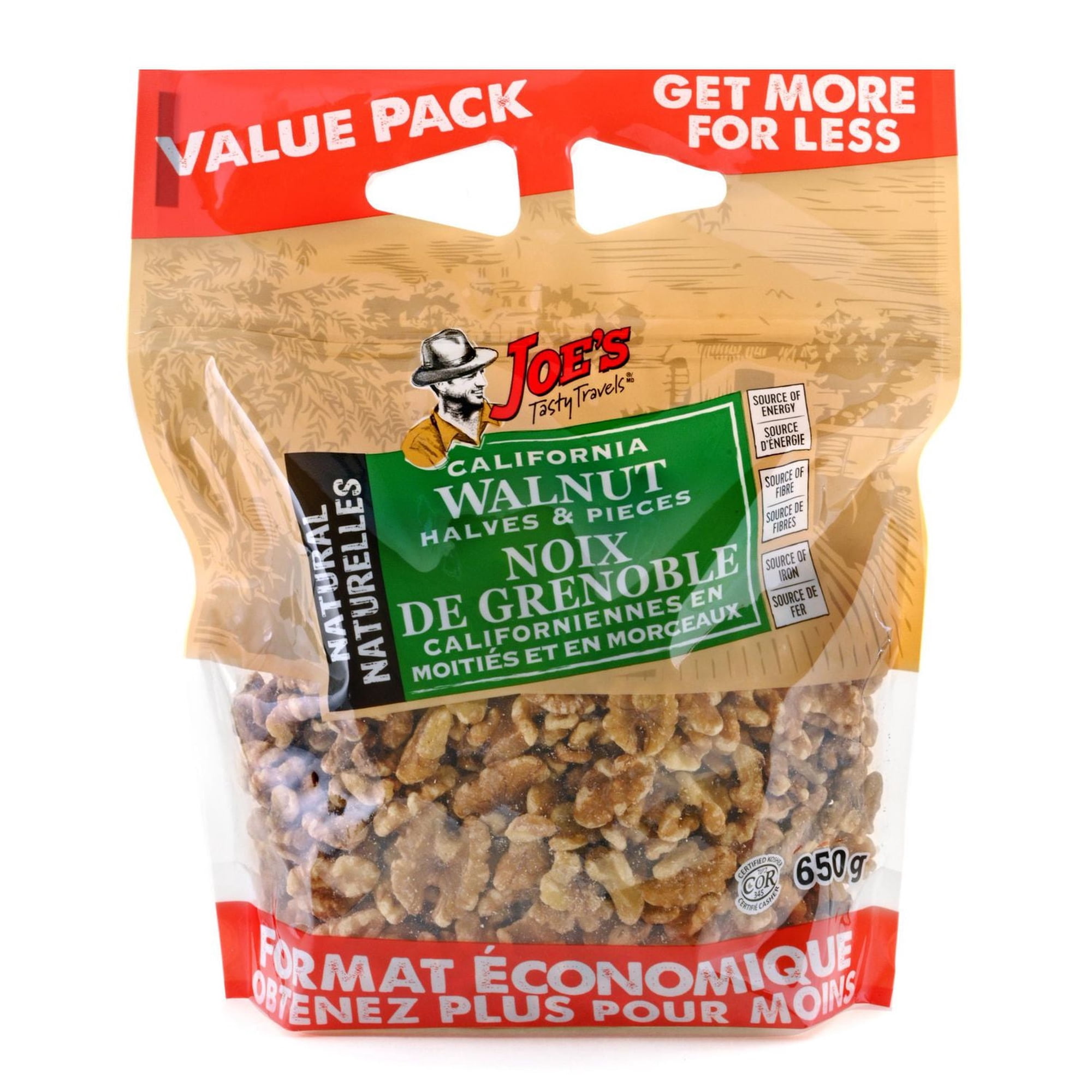 REDDI SNACK VP WALNUT 1/2'S 650G, REDDI SNACK VP WALNUT 1/2'S 650G