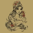 thumbnail image 2 of Junior's Disney Belle Floral  Festival Muscle Graphic T-Shirt, 2 of 4