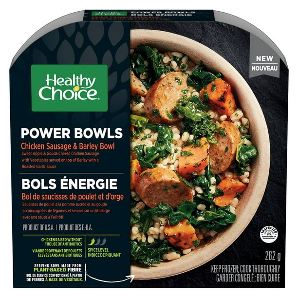 Healthy Choice Bols Energie; Bols de saucisses de poulet et d'orge