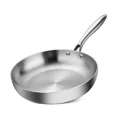 thumbnail image 2 of 304 Stainless Steel Frying Pan, 3-Ply Thick Stainless Steel Frying Pans, Cooking Pots, Non-Stick Frying Pans, Kitchen Pan Set, 2 of 5