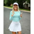 thumbnail image 6 of G4Free UPF 50+ Rash Guard for Women Long Sleeve Workout Tops Lightweight Sun Shirts UV Protection Athletic Hiking, 6 of 8