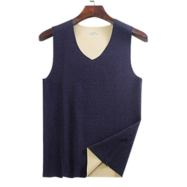 Charmo Men's Winter Warm Thermal Tank Top Sleeveless Undershirt