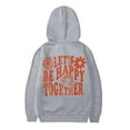 thumbnail image 5 of Zylarhe Girls Boys Sweatshirt Girls Long Sleeve Graphic Hooded Sweatshirt Soft Pullover Top Cute Casual Outerwear For Children Grey 5-6 Years, 5 of 5