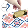 thumbnail image 6 of FORMRS Acrylic Clipboard with Low Profile Clip Standard A4 Letter Size, 12.5" x 9", Mosaic Flowers Pattern, 6 of 8