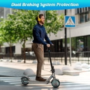 Adults Electric Scooter for Teens,Long Range Portable Commuting E Scooter,350W Motor 8.5 Solid Tires, Fast Speed 19mph,Top 20Miles