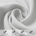 thumbnail image 4 of Shanna Blackout Curtains Room Darkening Thermal Insulated Curtain Grommet Drapes for Living Room Bedroom, White,52 x 84 inch, 1 Panel, 4 of 11