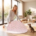 thumbnail image 4 of Reusable Puppy Pads, All-Season Washable Dog Pee Mat for Cats, Absorbent Leak-Proof Quick-Dry Floor Protector, Soft Crate Liner, Machine Washable(S,Pink), 4 of 5