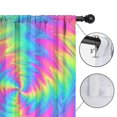 thumbnail image 4 of Blackout Kids Curtains,Colorful Tie Dye Mandala Pattern Childrens Insulated Curtains Set Of 2,Bedroom Essentials,Toddler Room Decor 42"x54", 4 of 5