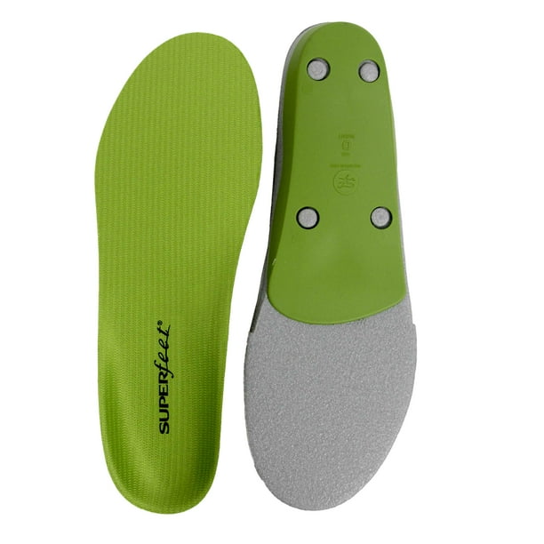 superfeet wide green premium insoles,green,g 13.5 15 us mens
